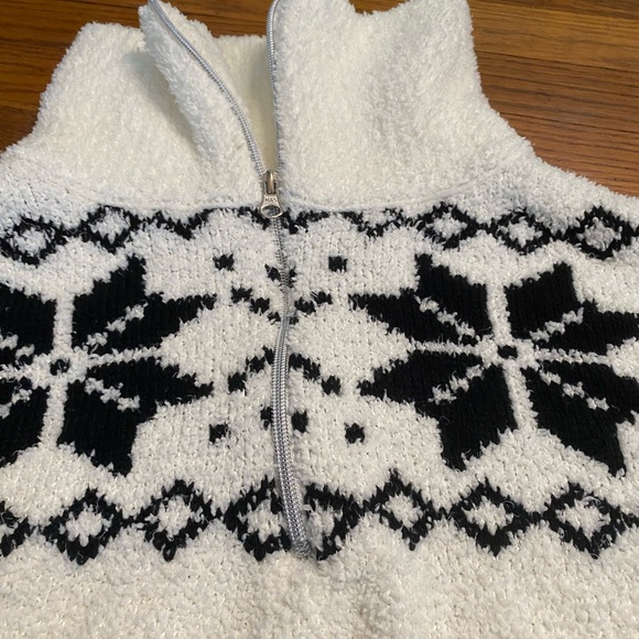 Time & Tru Fuzzy half zip sweater- size xxl - Picture 6 of 8